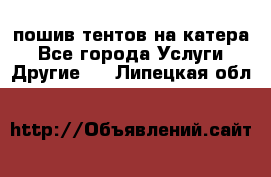    пошив тентов на катера - Все города Услуги » Другие   . Липецкая обл.